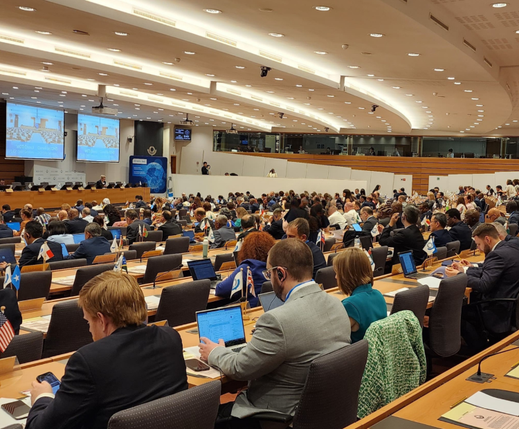 Momentos durante las sesiones y reuniones de la Organización Mundial de Aduanas (OMA) en Bruselas, Bélgica.