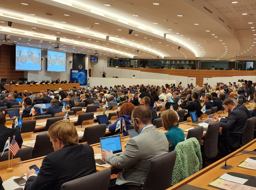 Momentos durante las sesiones y reuniones de la Organización Mundial de Aduanas (OMA) en Bruselas, Bélgica.